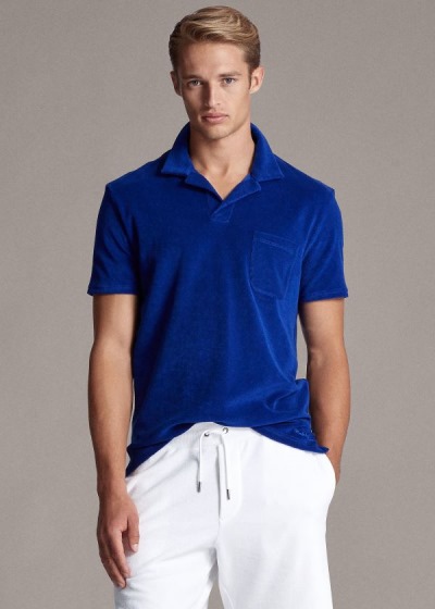 Men's Ralph Lauren Custom Slim Fit Terry Polos | 829147UZX